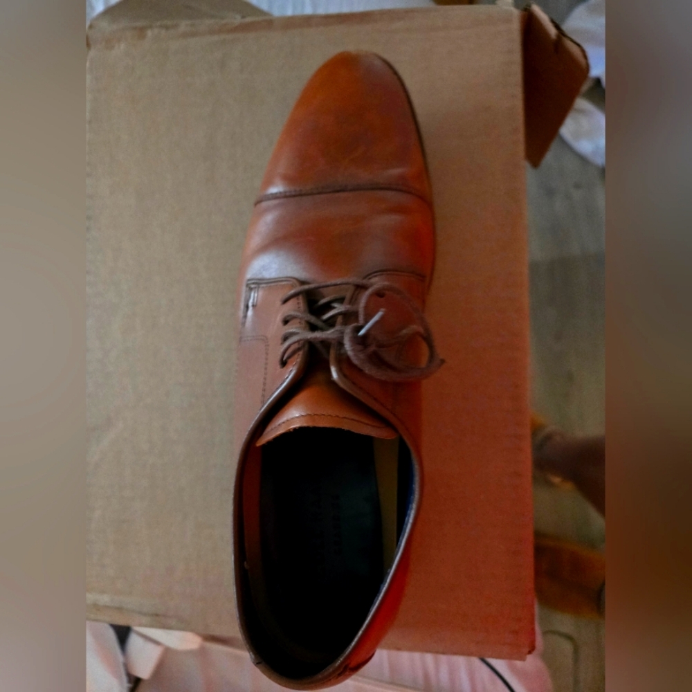 Men's Brown Leather Dress Shoes